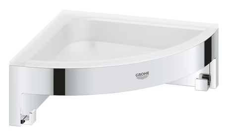 Kotna polica Grohe Start Cube Accessories v krom izvedbi