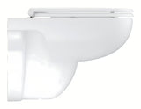 Grohe Start Edge Ceramic Bundle viseča WC školjka brez splakovalnega kroga s wc desko mehko Zapiranje Soft Close