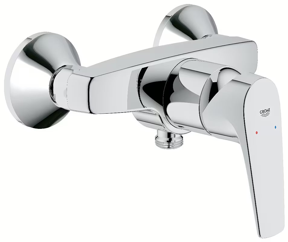 Stenska enoročna armatura za tuš Grohe Start Flow v krom izvedbi