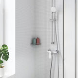 Stenska enoročna armatura za tuš Grohe Start Flow v krom izvedbi