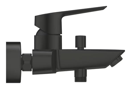 Stenska enoročna armatura za kad Grohe Start u mat crnoj izvedbi s preklopnikom kada/tuš