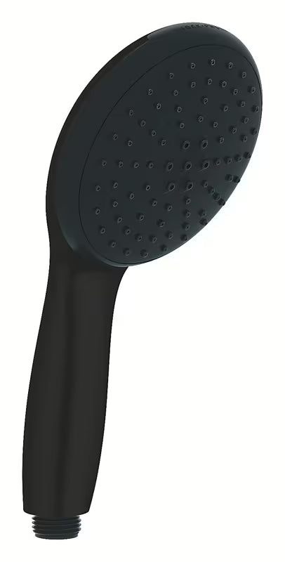 Ročna prha Grohe Tempesta 110 v mat črni izvedbi z dvema vrstama curka Rain in Jet