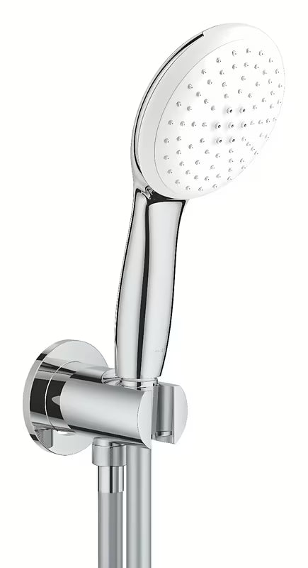 Grohe Tempesta priključek za tuš cev s tuš setom v krom izvedbi z ročno prho in cevjo