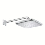 Kromirana nadglavna prha Grohe Tempesta 250 Cube s stenskim tuš ročajem in curkom Rain