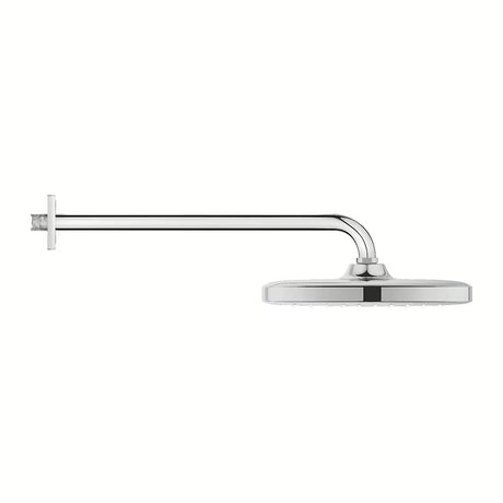 Kromirana nadglavna prha Grohe Tempesta 250 Cube s stenskim tuš ročajem in curkom Rain