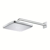 Kromirana nadglavna prha Grohe Tempesta 250 Cube s stenskim tuš ročajem in curkom Rain