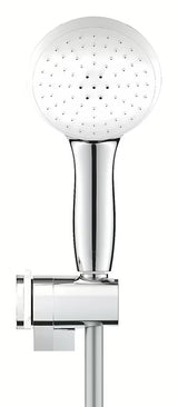 Kromirana kopalniška armatura tuš set Grohe Tempesta z ročno prho Tempesta 110, cevjo 1750 mm in stenskim nosilcem