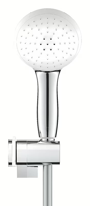 Kromirana kopalniška armatura tuš set Grohe Tempesta z ročno prho Tempesta 110, cevjo 1750 mm in stenskim nosilcem