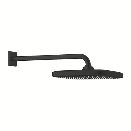 Grohe Tempesta Cube nadglavna prha z ročko v mat črni barvi