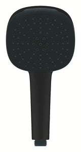 Ročna prha Grohe Tempesta Cube 110 v mat črni barvi z dvema vrstama curka Rain in Jet