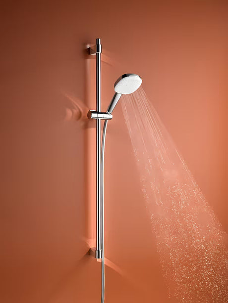 Krom tuš set Grohe Tempesta Cube z ročno prho, drogom in cevjo