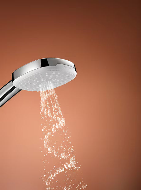 Krom tuš set Grohe Tempesta Cube z ročno prho, drogom in cevjo