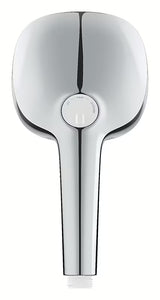 Kromirana ročna prha Grohe Tempesta Cube s tremi curki Rain, Jet in Massage.