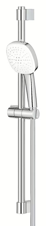 Kromiran tuš set Grohe Tempesta Cube z ročno prho, pršno letvijo in cevjo