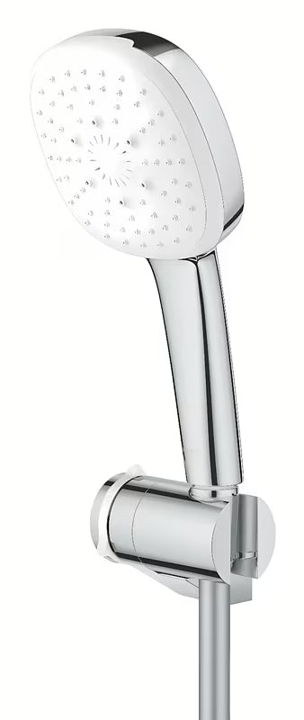 Grohe Tempesta Cube kopalniška armatura tuš set v krom izvedbi z ročno prho, cevjo 1750 mm in stenskim držalom