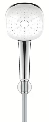Grohe Tempesta Cube kopalniška armatura tuš set v krom izvedbi z ročno prho, cevjo 1500 mm in stenskim držalom.
