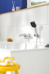 Tuš ročka Grohe Vitalio Comfort v krom izvedbi s tremi vrstami curka Rain, Jet in Massage