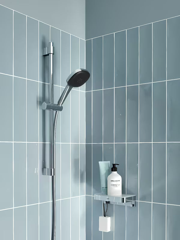 Krom tuš set Grohe Vitalio Comfort z ročno prho, letvijo in cevjo
