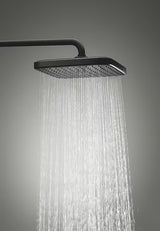 Mat črn tušni sistem Grohe Vitalio Comfort z nadglavno prho 250x250 mm in ročno prho