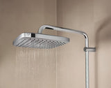 Grohe Vitalio Comfort System tušni sistem s termostatsko armaturo v kromu z nadglavno in ročno prho