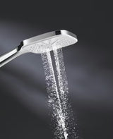 Kromirana ročna prha Grohe Vitalio 130 SmartActive Cube s tremi curki in upravljanjem SmartTip