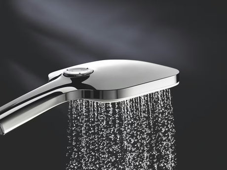 Kromirana ročna prha Grohe Vitalio 130 SmartActive Cube s tremi curki in upravljanjem SmartTip