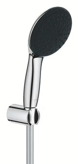 Kromiran kopalniški tuš set Grohe Vitalio Start z ročno prho, cevjo 1750 mm in stenskim nosilcem