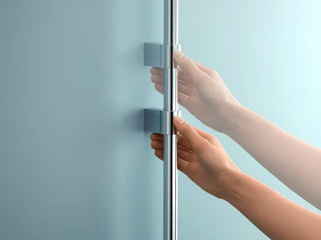 Kromirani tuš palica Grohe Vitalio Universal s kliznim i zakretnim držačem tuši