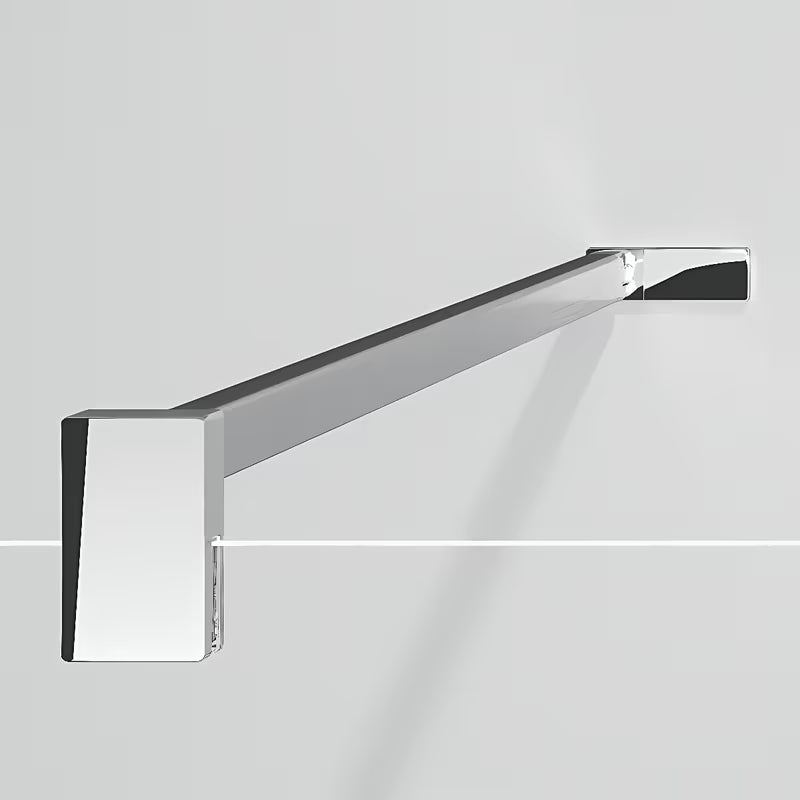 Tuš stena Walk-In Hüppe Design pure 90 cm v sijajnem kromu s prozornim steklom