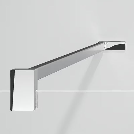 Tuš stena Walk-In Hüppe Design pure 90 cm v sijajnem kromu s prozornim steklom