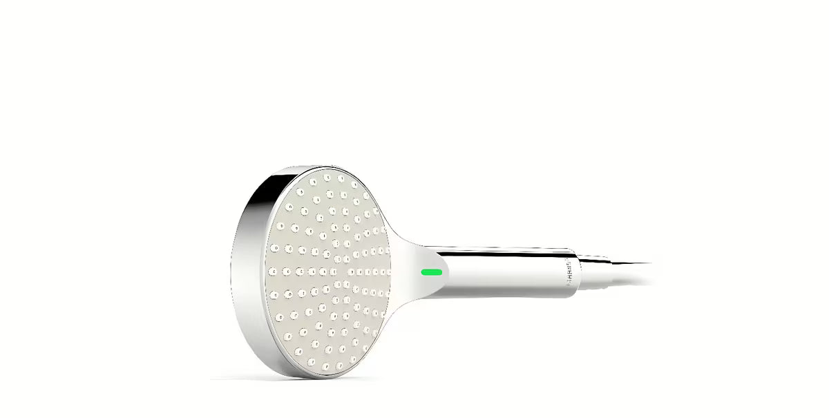 Ručni tuš ročka Hansa Activejet Digital u krom izvedbi s integriranim zaslonom