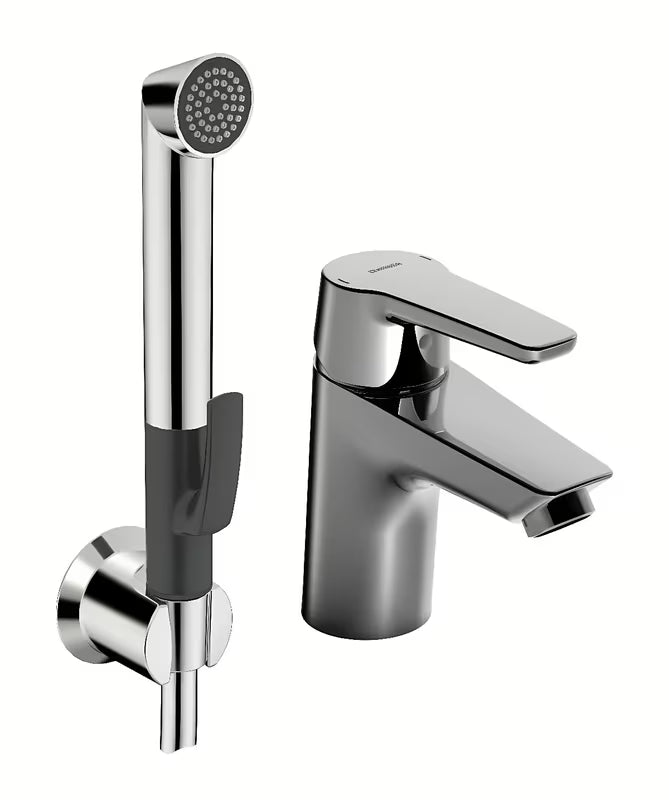 Kromirana umivaonička enoročna slavina Hansa Hansaeco s hladnim startom