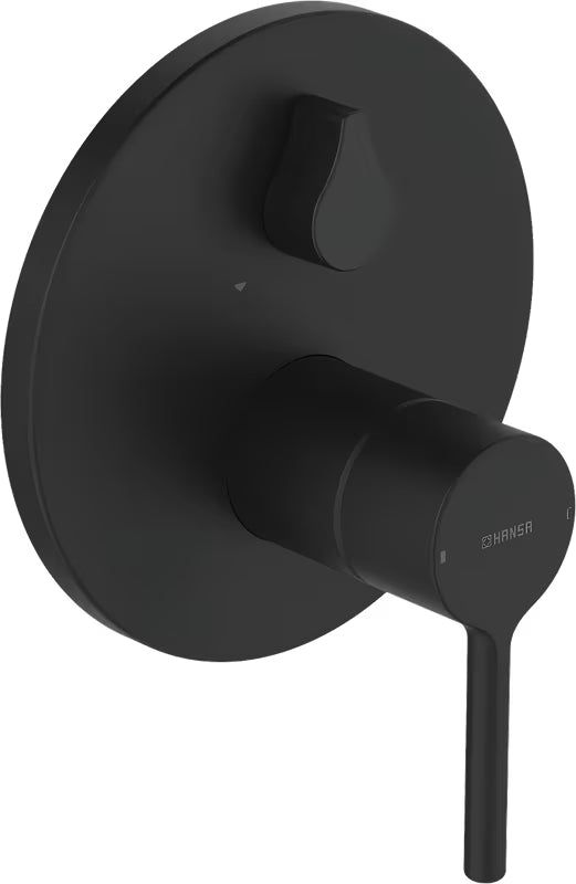 Hansa Vantis podometna enoročna tuš i armatura za kad u mat crnoj boji s mat površinom.