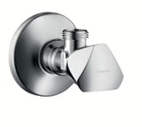 Kotni ventil Hansgrohe E brez filtra s priključkom G ½ na dovodu in G ⅜ na odtoku