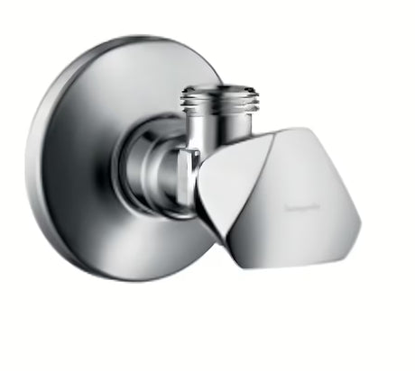 Kotni ventil Hansgrohe E brez filtra s priključkom G ½ na dovodu in G ⅜ na odtoku