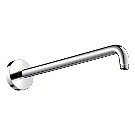 Kromiran stenski držalo za nadglavno prho hansgrohe 38,9 cm z okroglo rozeto pro za nadglavno prho