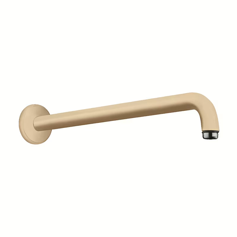 Držalo za Nadglavno Prho Hansgrohe v brušenem bronu pro za stensko montažo, dolžina 389 mm.