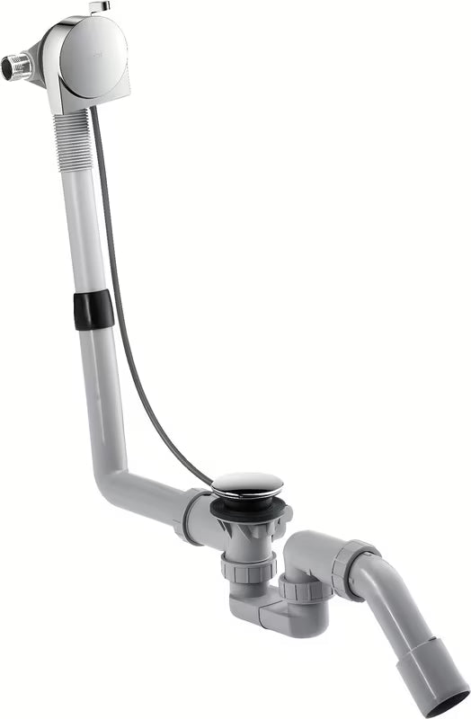 Hansgrohe sifon za kad avtomatik v kromirani izvedbi pro upravljanje odtoka pri kadi