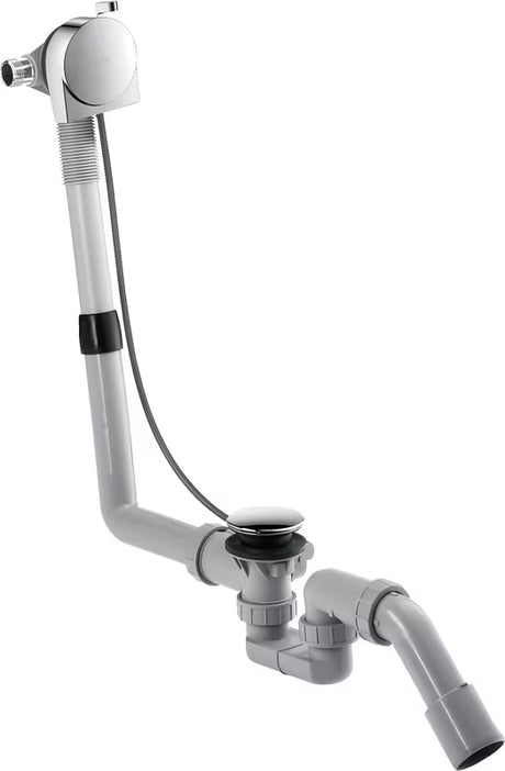 Hansgrohe sifon za kad avtomatik v kromirani izvedbi pro upravljanje odtoka pri kadi