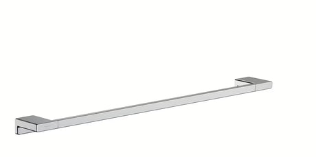 Kromiran stenski držalo za brisače Hansgrohe addstoris z minimalističnim dizajnom in skritim pritrjevanjem.