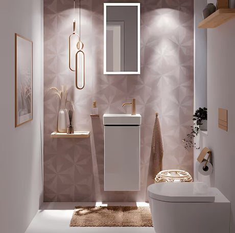 Hansgrohe addstoris držalo za toaletni papir s pokrovom v obdelavi krtačen bron.