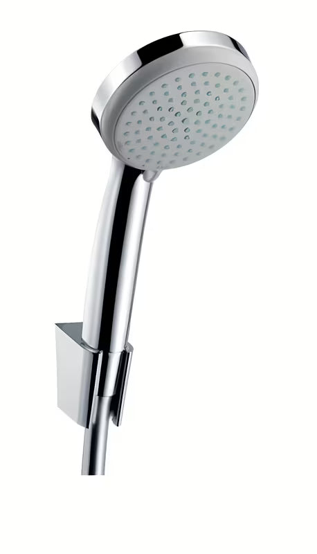 Hansgrohe Croma 100 kadni tuš set v krom izvedbi z ročno prho 100 mm, držalom in cevjo