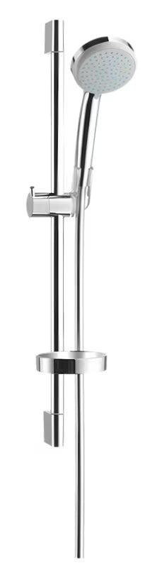 Hansgrohe Croma 100 tuš set v izvedbi chrome z ročno prho in drsno palico