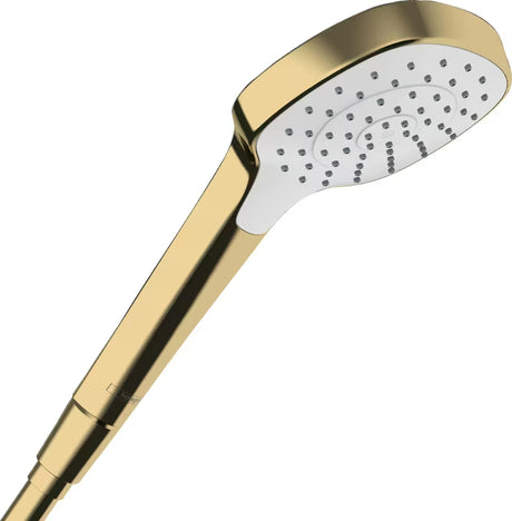 Ročna prha Hansgrohe Croma gold s curkom Rain in premerom 110 mm
