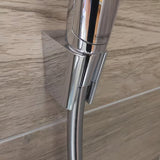 Hansgrohe Croma Select komplet za kad z ročno prho 110 mm v izvedbi bela/krom