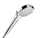 Hansgrohe Croma Select E tuš set v beli in krom izvedbi z ročno prho in letvijo Unica