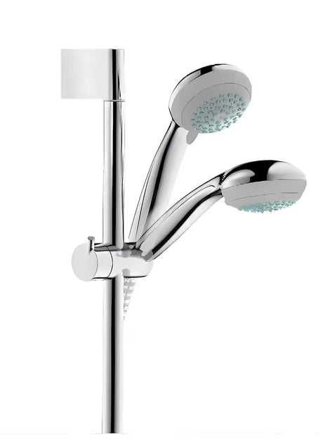 Hansgrohe Crometta 85 tuš set v izvedbi chrome z ročno prho, drsno palico, cevjo in drsnikom