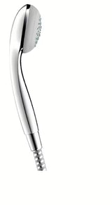 Ročna prha Hansgrohe Crometta 85 v krom izvedbi s premerom 85 mm in enim tipom curka