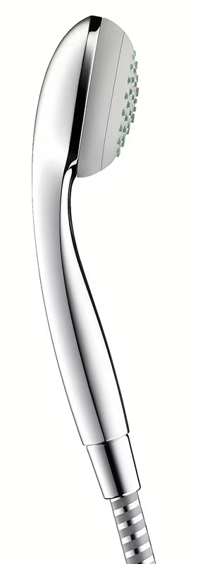 Ročna prha Hansgrohe Crometta 85 Vario v krom izvedbi z okroglo glavo in dvema tipoma curka