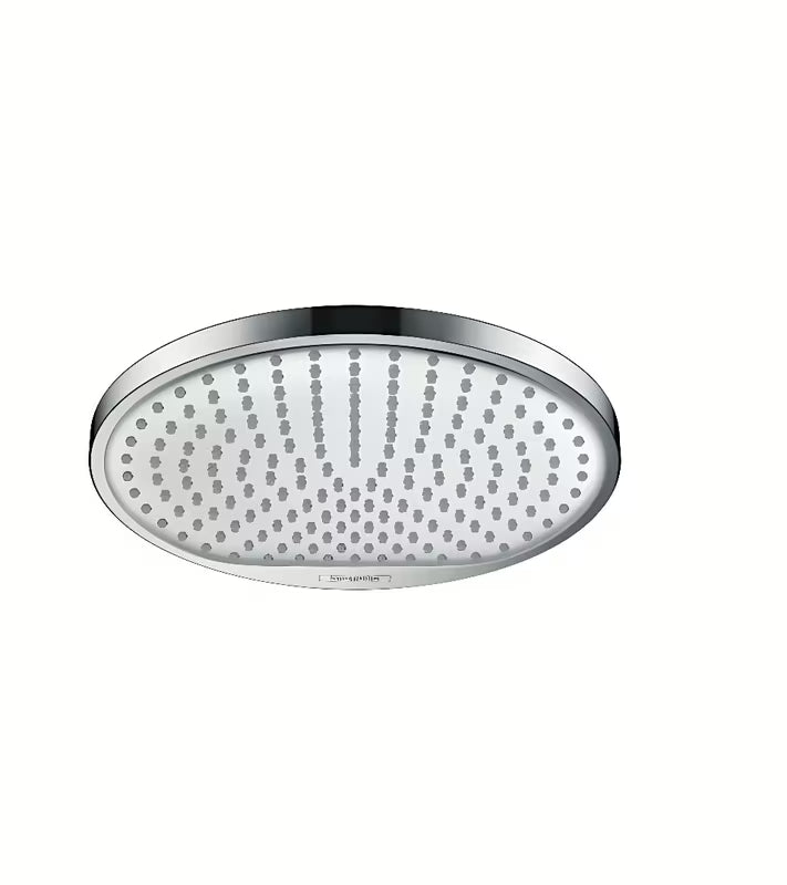 Nadglavna prha Hansgrohe Crometta S 240 v krom izvedbi s curkom Rain in silikonskimi šobami pro za enostavno čiščenje